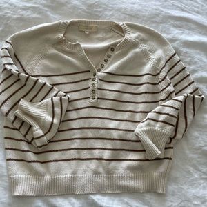 Sezane Leontine jumper in ecru/camel. Size xs. Great condition